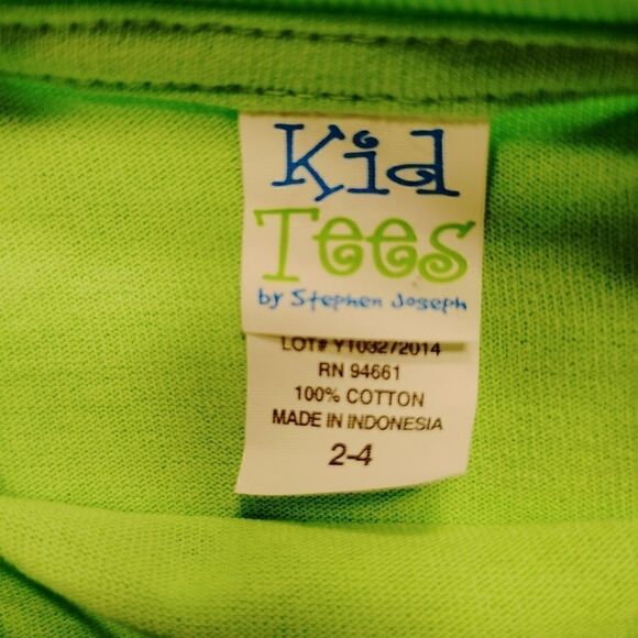 GIRLS MINT GREEN SHORT SLEEVE T SHIRT - Picture 3 of 4